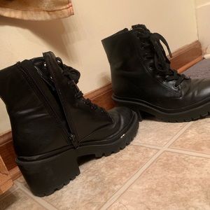 platform combat boots